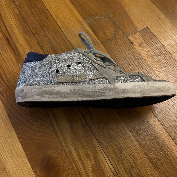 Silver Glitter Golden Goose Supertar - Picture 8 of 8